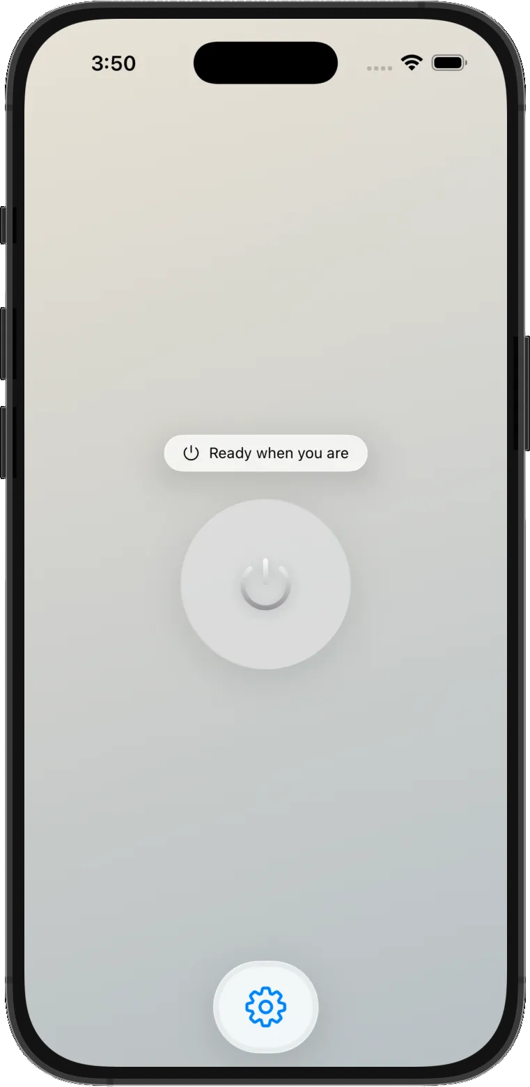 Mneme iPhone interface screenshot